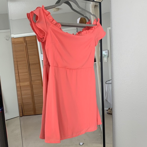 Never worn Salmon Mini Dress or tunic - Picture 2 of 6